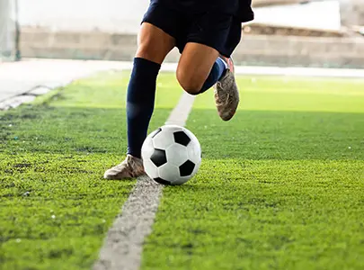 GPS-guided field marking robot for soccer