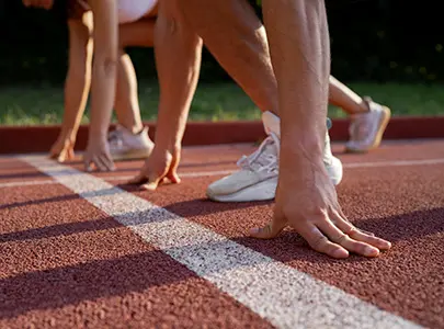 GPS-guided field marking robot for track and field
