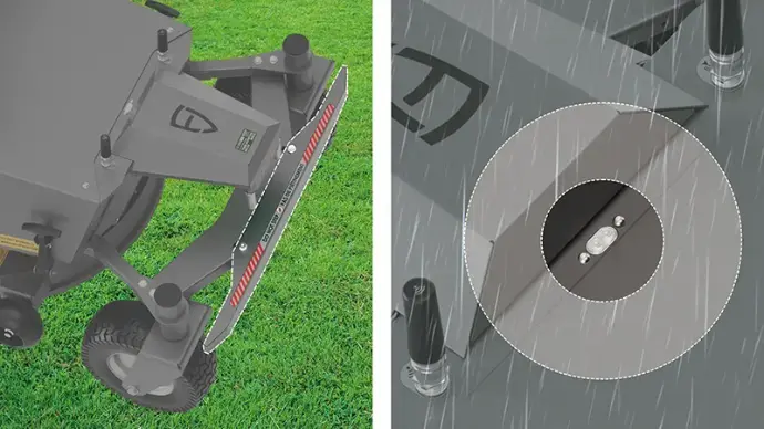 turf line marking automation robot the FJD PaintMaster RM21 Combo has comprehensive protection