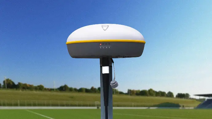 Base station for the FJD PaintMaster RM21 Combo autonomous line marking and self mowing robot