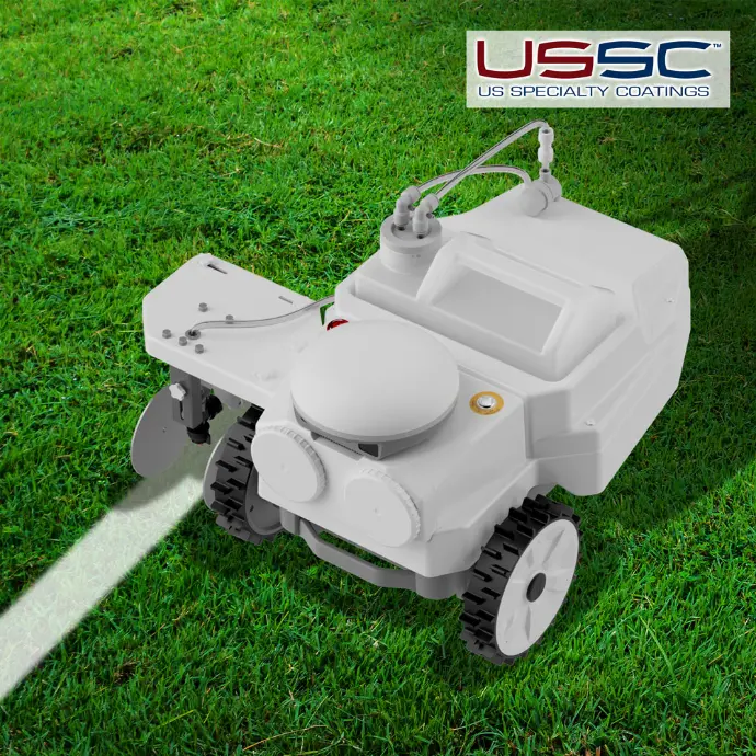 Book a demo of sports field marking robot from USSC